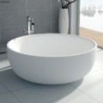 SHINTO Matte White Stone Bathtub